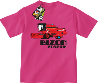 BIZON ZO58NH - Koszulka dziecięca fuchsia 