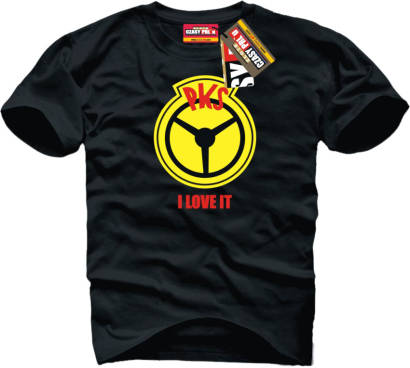 PKS - logo - koszulka męska 