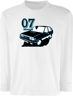 07 zgłasza się Polonez Borewicz Wektor - Longsleeve dziecięcy biały