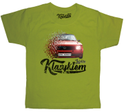Jeżdżę klasykiem OPEL Kadett - koszulka dziecięca kiwi