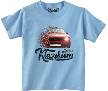 Jeżdżę klasykiem OPEL Kadett - koszulka dziecięca