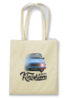 Jeżdżę klasykiem Wartburg - torba zakupowa bawełniana