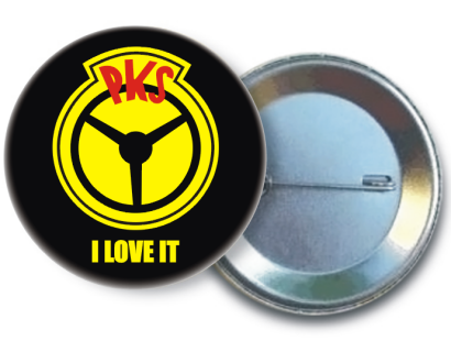 PKS I love it - pins zawieszka button