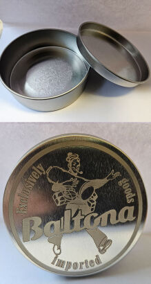 Baltona Exclusively Imported Goods  - pudełko metalowe na miętówki