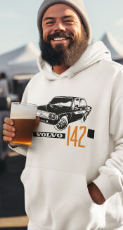 Volvo 142 1967 -  bluza męska z kapturem