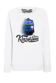 Jeżdżę klasykiem Stary Pociąg PKP - bluza damska standard  - 3