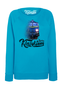 Jeżdżę klasykiem Stary Pociąg PKP - bluza damska standard  - 6