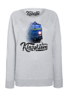 Jeżdżę klasykiem Stary Pociąg PKP - bluza damska standard  - 10
