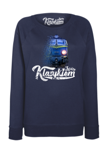 Jeżdżę klasykiem Stary Pociąg PKP - bluza damska standard  - 11