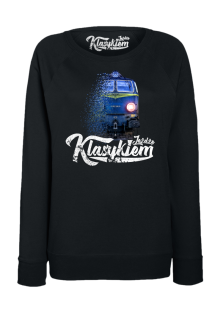 Jeżdżę klasykiem Stary Pociąg PKP - bluza damska standard  - 2