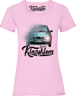 Jeżdżę Klasykiem DAEWOO LANOS -  koszulka damska - 10