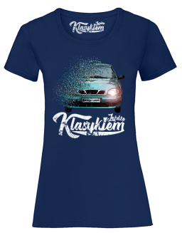 Jeżdżę Klasykiem DAEWOO LANOS -  koszulka damska - 11