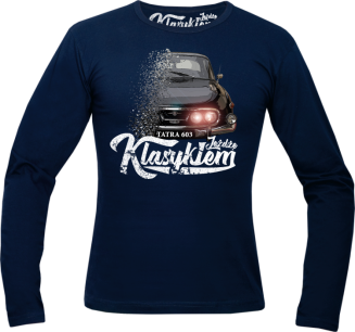 Jeżdżę klasykiem TATRA 603 - longsleeve męski - 4