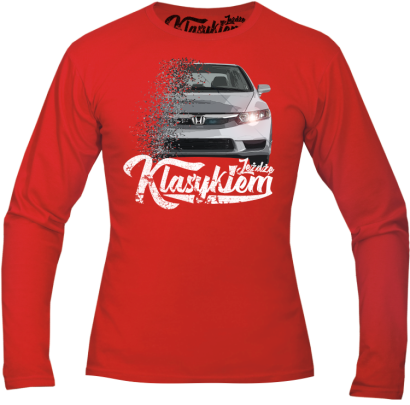 Jeżdżę klasykiem Honda Accord - longsleeve męski