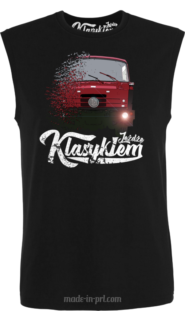 Jeżdżę klasykiem TATRA Auto - top męski bezrękawnik
