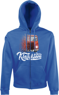 Jeżdżę klasykiem STAR - bluza męska kaptur na zamek - 3
