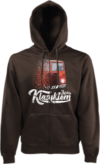 Jeżdżę klasykiem STAR - bluza męska kaptur na zamek - 5
