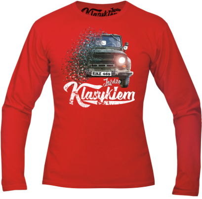 Jeżdżę klasykiem UAZ 469 -  longsleeve męski