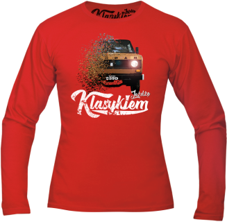 Jeżdżę klasykiem TARPAN - longsleeve męski 2