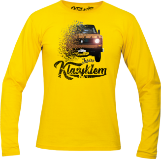 Jeżdżę klasykiem TARPAN - longsleeve męski - 4