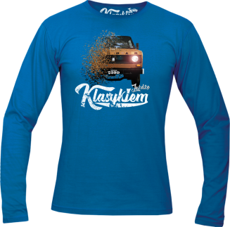Jeżdżę klasykiem TARPAN - longsleeve męski - 5