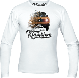 Jeżdżę klasykiem TARPAN - longsleeve męski - 6