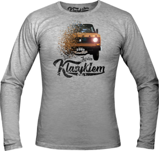 Jeżdżę klasykiem TARPAN - longsleeve męski - 7