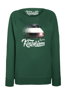 Jeżdżę klasykiem Moskvich 2141 - bluza damska standard butelkowa
