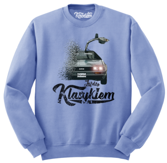 Jeżdżę klasykiem DMC DeLorean - bluza męska standard - 7