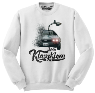 Jeżdżę klasykiem DMC DeLorean - bluza męska standard - 8