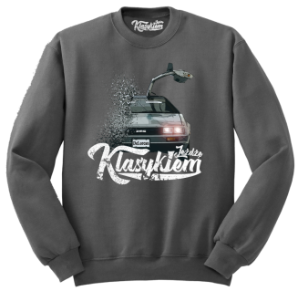Jeżdżę klasykiem DMC DeLorean - bluza męska standard - 4