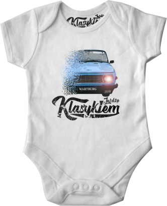 Jeżdżę klasykiem Wartburg - body dziecięce