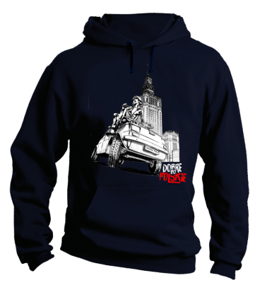 Maluch Gangsta Dobre bo Polskie - bluza męska z kapturem
