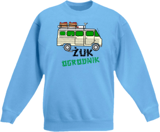 Żuk Ogrodnik Wektor - Bluza dziecięca standard bez kaptura błękitna