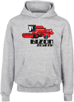 BIZON ZO58NH - Bluza dziecięca z kapturem melanż 