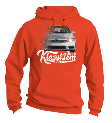 Jeżdżę klasykiem Honda Accord - bluza męska z kapturem