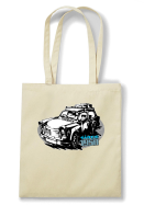 Trabant since 1958 Wakacje - torba zakupowa bawełniana beżowa