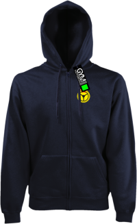 PKS małe logo - bluza męska kaptur na zamek  - 4