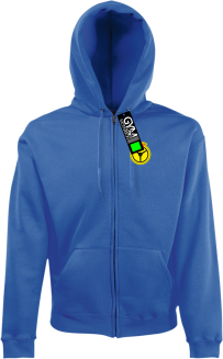 PKS małe logo - bluza męska kaptur na zamek  - 5