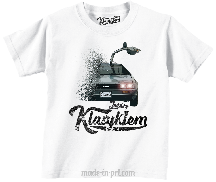 Jeżdżę klasykiem DMC DeLorean - koszulka dziecięca