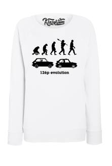 126p Evolution - bluza damska standard biała