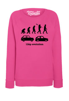 126p Evolution - bluza damska standard fuksjowa