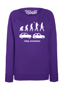 126p Evolution - bluza damska standard fioletowa