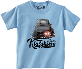 Jeżdżę klasykiem TATRA 603 - koszulka dziecięca - 3