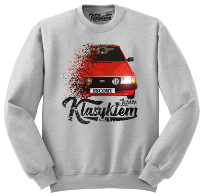Jeżdżę klasykiem Ford Escort Stary - bluza męska standard