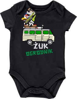 Żuk Ogrodnik Wektor - body dziecięce czarne