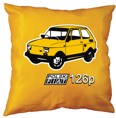 Poduszka FIAT 126p żółta