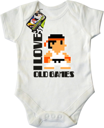 I LOVE OLD GAMES - Body dziecięce 