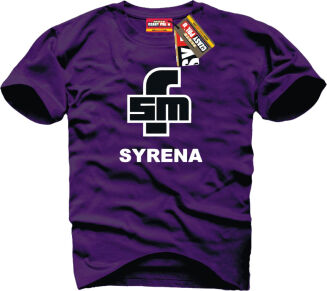 Syrenka - logo - koszulka męska  - 11