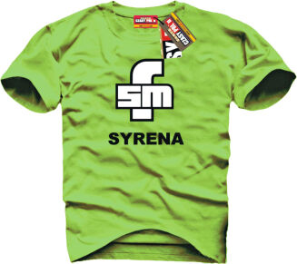 Syrenka - logo - koszulka męska  - 12